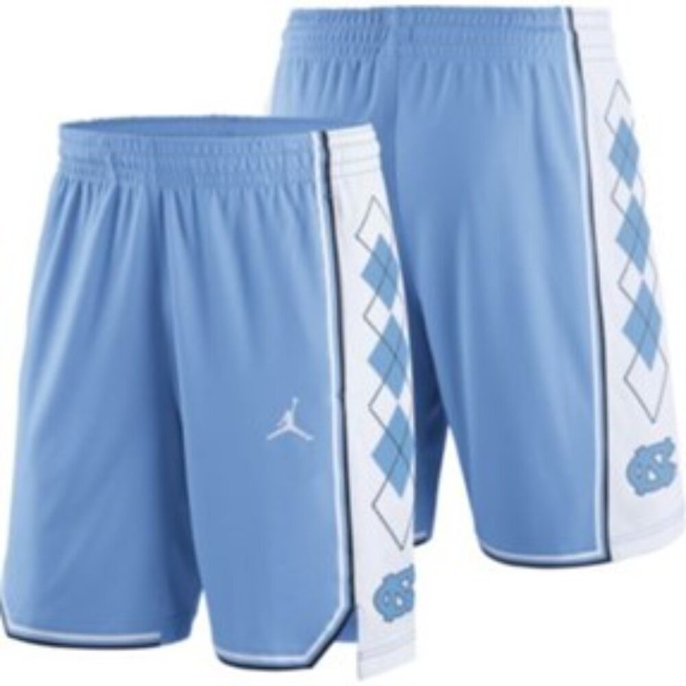 Nike Air Jordan NC Sky Blue/White Men's Shorts Dri Fit Size XXL